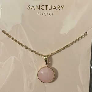 Sanctuary Project Necklace Rose Quartz Serenity evokes feelings of love & Safety
